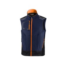 gilet azul-marino-naranja